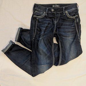 Silver Jeans Tuesday Mid Rise Skinny W27/L31